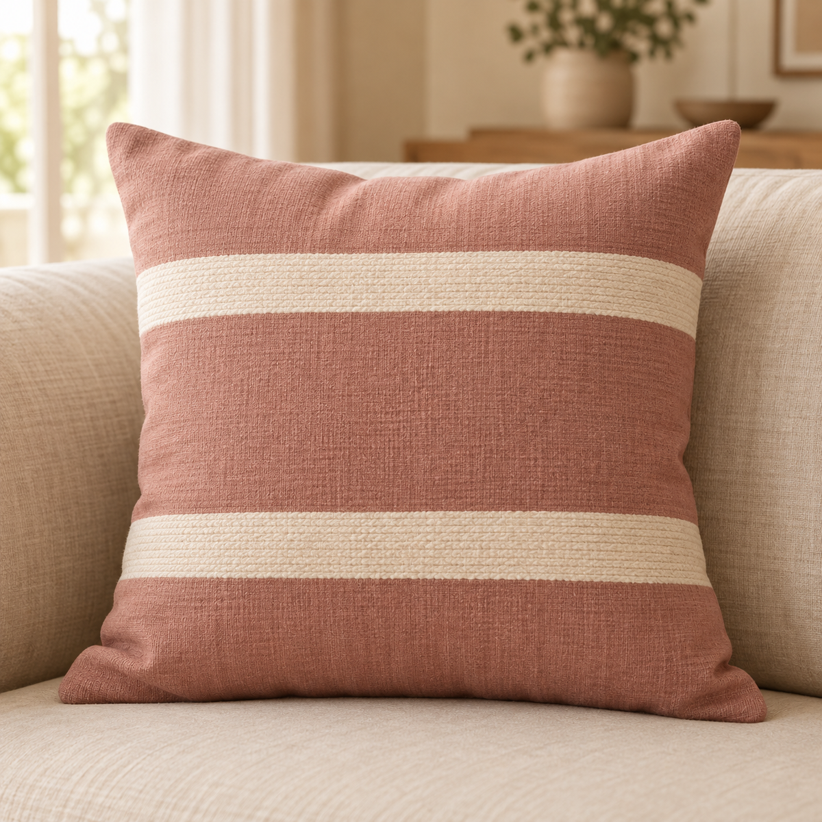 Rose Horizon Sofa Cushion — generated design illustration